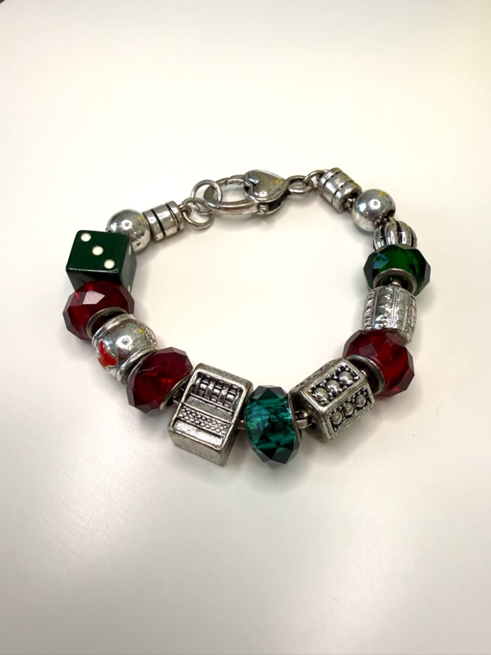 Vintage Casino Charm Bracelet